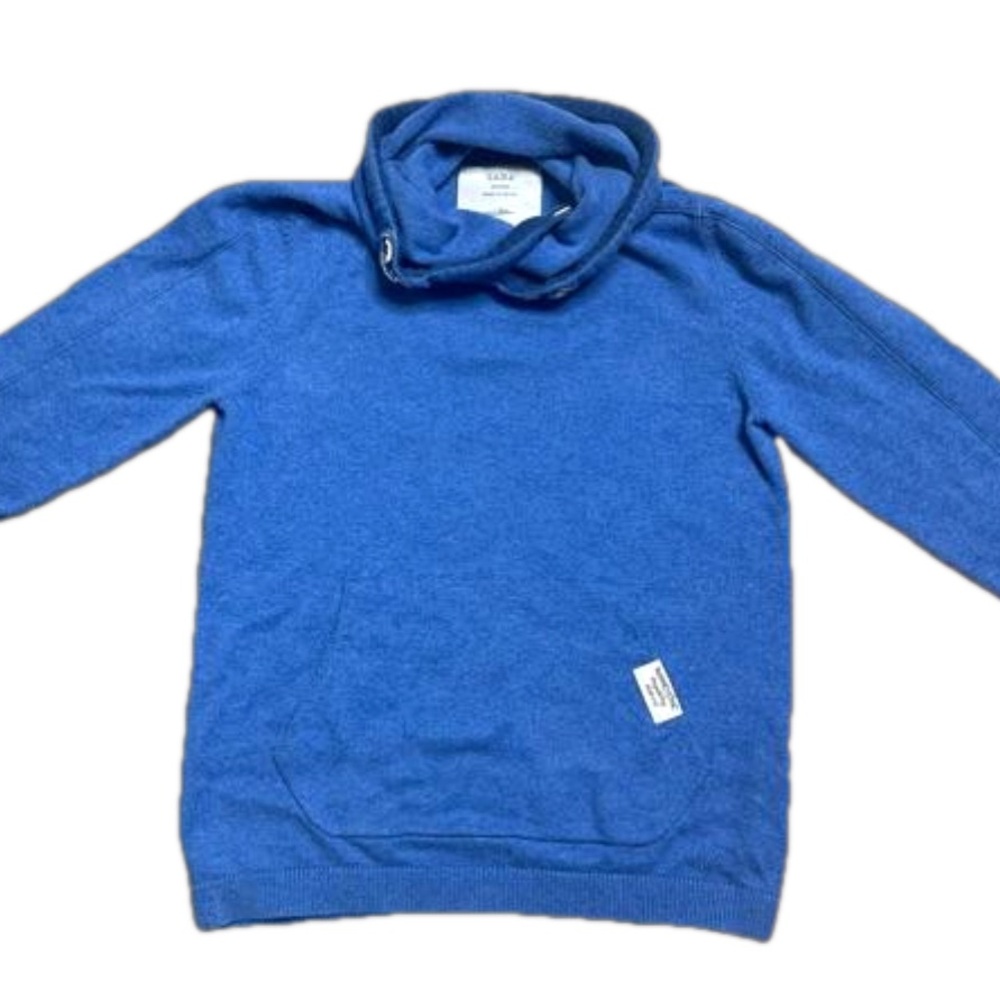 Zara Kids Blue Cowl Neck Sweater Size 7 years old